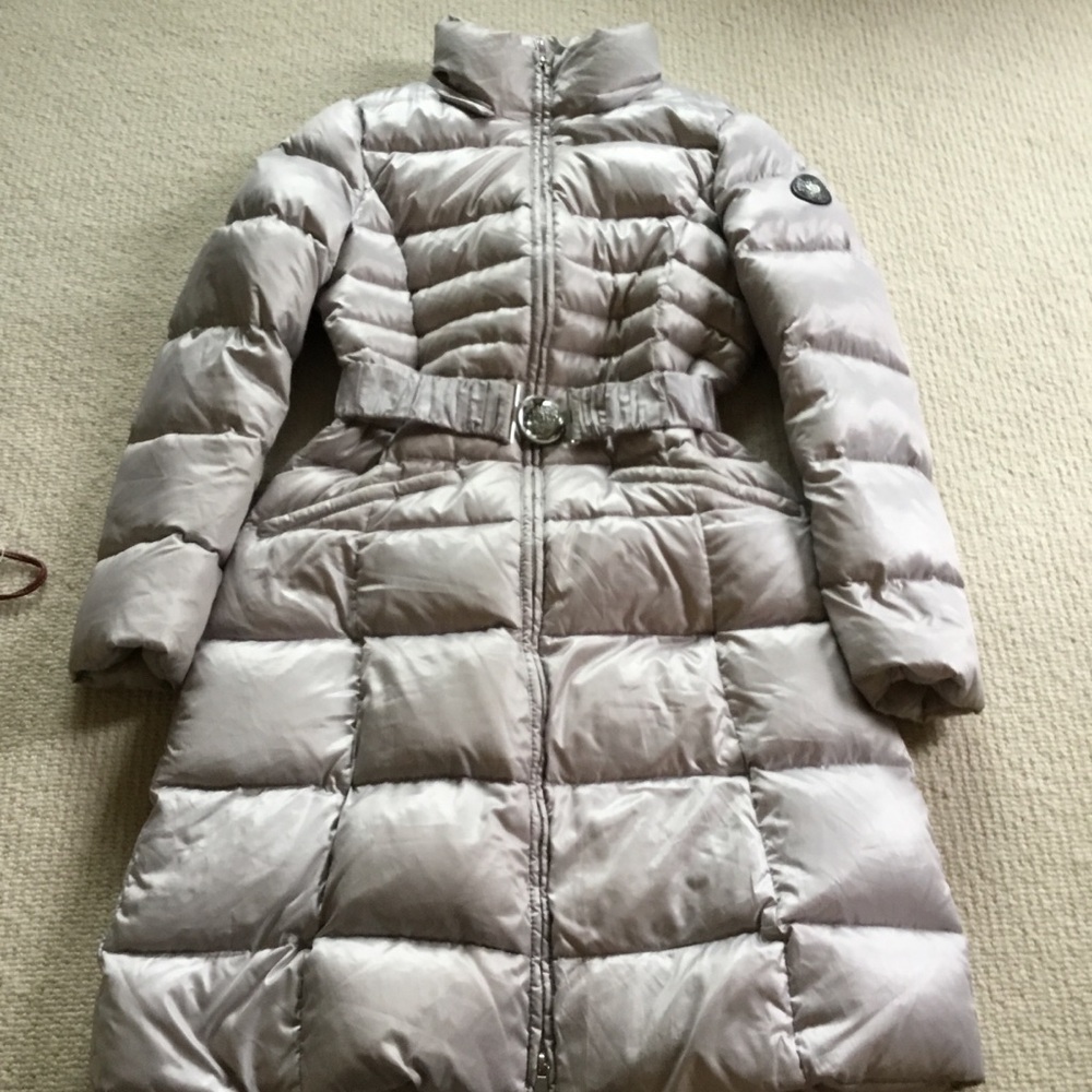 Dawn levy Women's Quilted Puffer Coat - Silver Xs